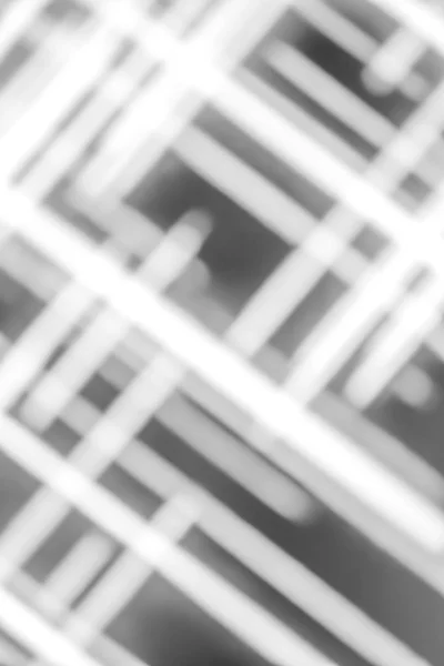 White blurred cross lines. Digital futuristic tech abstract white lines and stripes on black background.