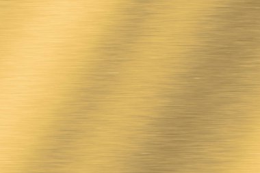 Fırçalanmış altın metal doku. Parlak metal doku arka plan ışık yansıması ile.