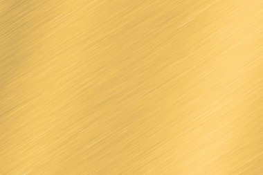 Fırçalanmış altın metal doku. Parlak metal doku arka plan ışık yansıması ile.