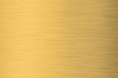 Fırçalanmış altın metal doku. Parlak metal doku arka plan ışık yansıması ile.