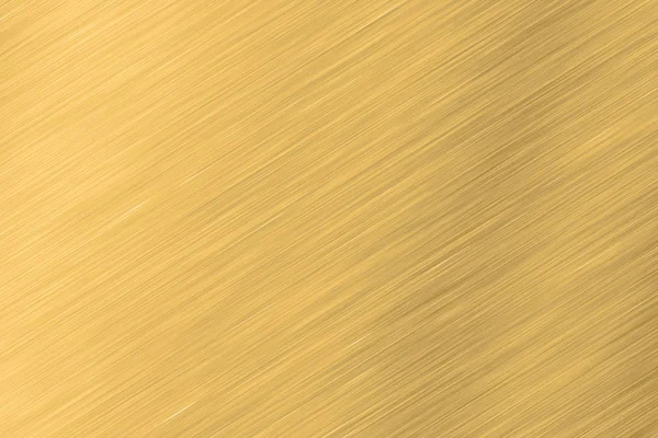 Brushed Gold Metal Texture Polished Metal Texture Background Light Reflection — Stock Photo, Image