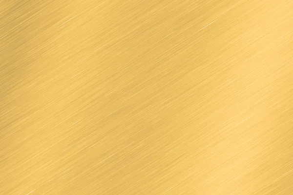 Brushed Gold Metal Texture Polished Metal Texture Background Light Reflection — Stock Photo, Image