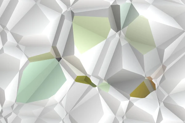 Abstrakter Hintergrund Von Polygonen Auf Weißem Hintergrund — Stockfoto