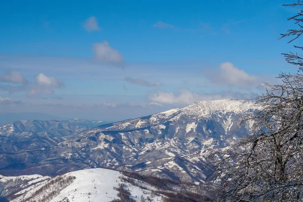 Mountain snowy idyll.