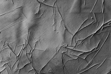 Buruşuk buruşmuş posterler grunge kağıt dokuları