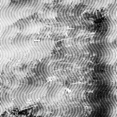 Halftone mono grunge hatları doku.