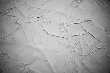 Buruşuk buruşmuş posterler grunge kağıt dokuları