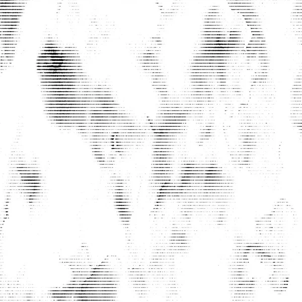 Halftone monochrome grunge lignes horizontales texture . — Photo