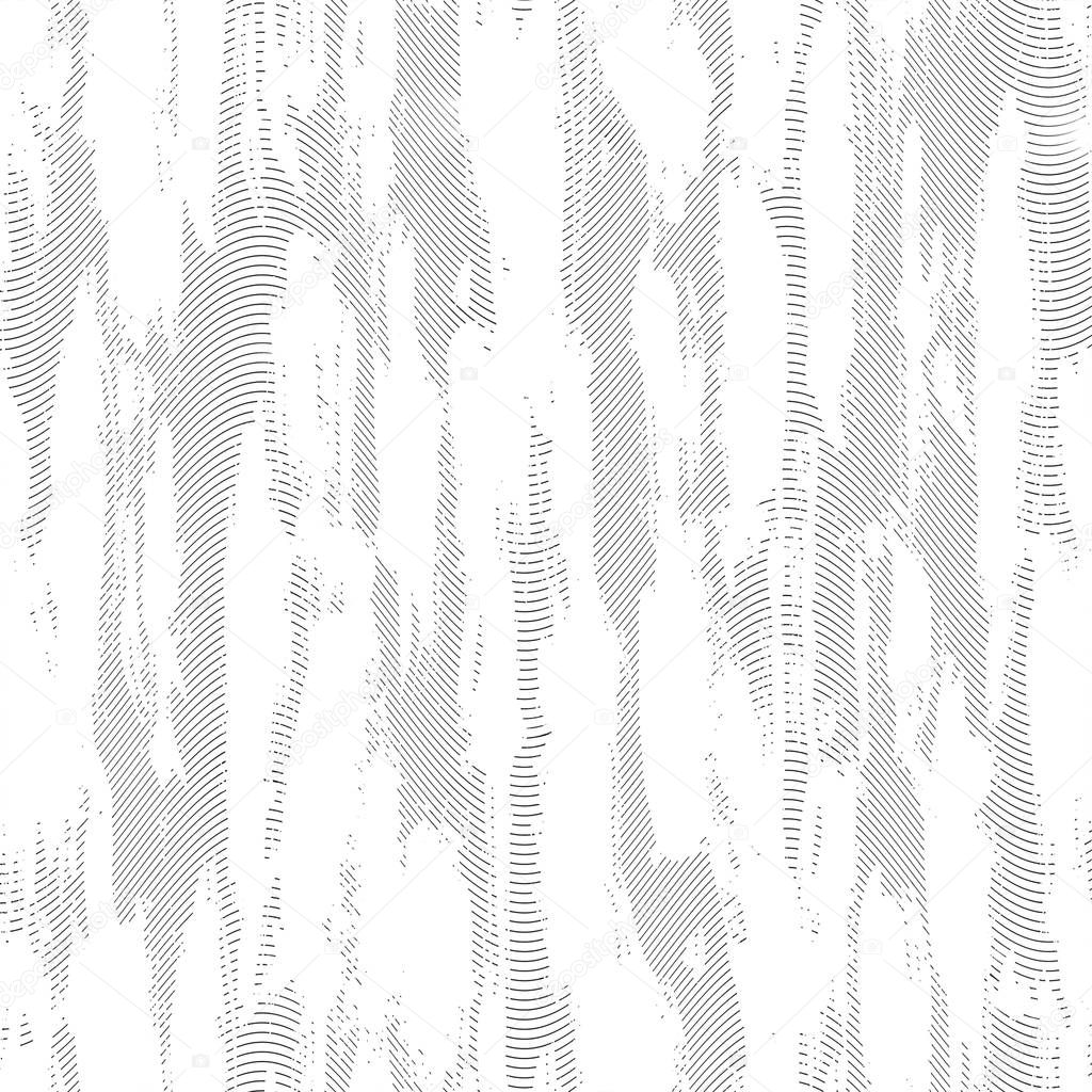 Halftone monochrome grunge lines texture.