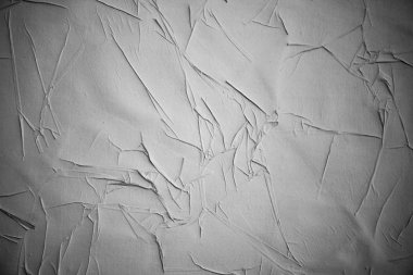 Buruşuk buruşmuş posterler grunge kağıt dokuları