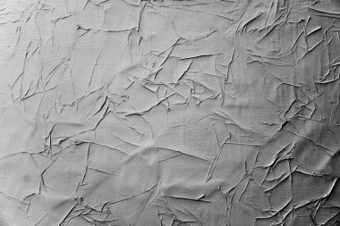 Buruşuk buruşmuş posterler grunge kağıt dokuları