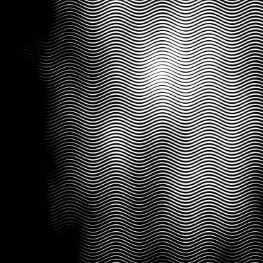 Halftone mono grunge hatları doku.