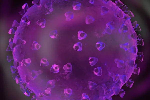 Coronavirus Covid Molekülü — Stok fotoğraf