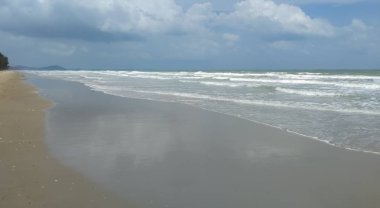 Dalgalar deniz ve güzel plajları.