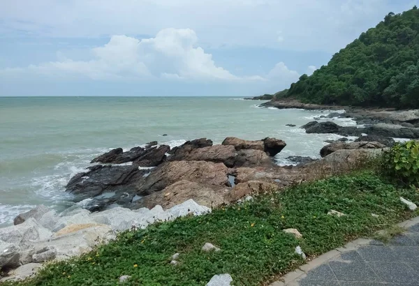 Olas Rocas Marinas — Foto de Stock