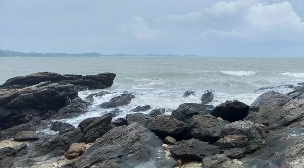 Olas Rocas Marinas —  Fotos de Stock