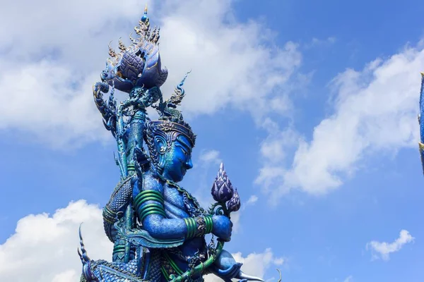 Patung Malaikat Dalam Fiksi Kuil Thailand — Stok Foto