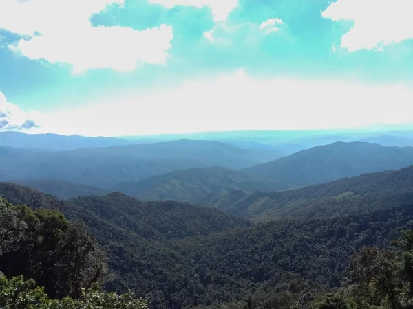 Belles Montagnes Ciel Bleu — Photo