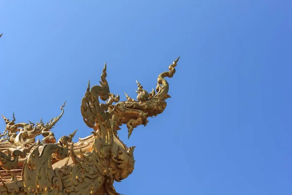 Patung Hewan Dalam Fiksi Kuil Thailand — Stok Foto