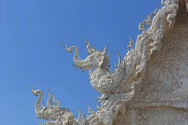 Rzeźbami Zwierząt Fiction Tajskie Świątynie — Zdjęcie stockowe