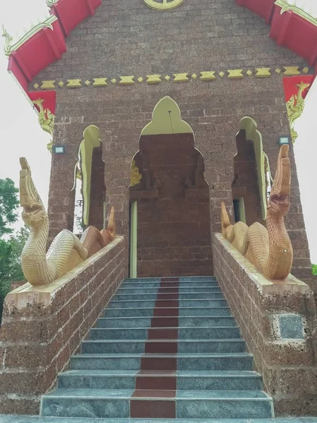 Buddhist Church Made Laterite Stone — Stock Photo, Image