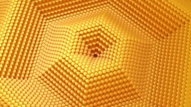 Altıgen yanarak bahislerin doğru bir dalga oluşur. Arka plan, 4 k, oluşturulan 2 1, döngü (301-600 kare), 3d animasyon