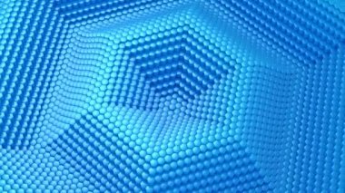 Altıgen yanarak bahislerin doğru bir dalga oluşur. Soyut arka plan, 2 1, döngü, 4 k, oluşturulan 3d animasyon