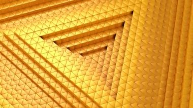 Üçgen bir dalga oluşur. Soyut arka plan, 2 1, döngü, 4 k, oluşturulan 3d animasyon