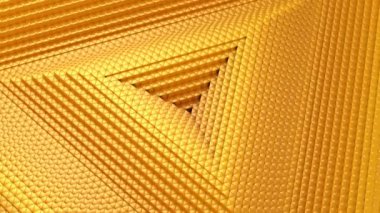 Üçgen bir dalga oluşur. Arka plan, 4 k, oluşturulan 2 1, döngü (301-600 kare), 3d animasyon