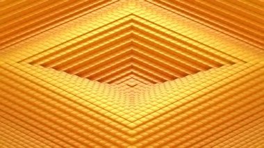 Edikula bir dalga oluşur. Soyut arka plan, 2 1, döngü, 4 k, oluşturulan 3d animasyon