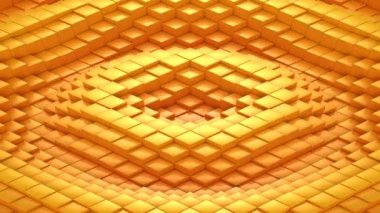 Edikula bir dalga oluşur. Soyut arka plan, 2 1, döngü, 4 k, oluşturulan 3d animasyon