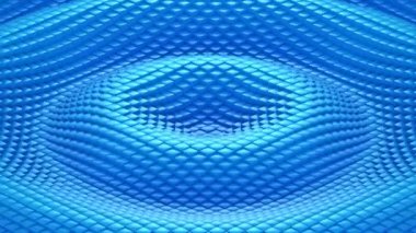 Edikula bir dalga oluşur. Soyut arka plan, 2 1, döngü, 4 k, oluşturulan 3d animasyon