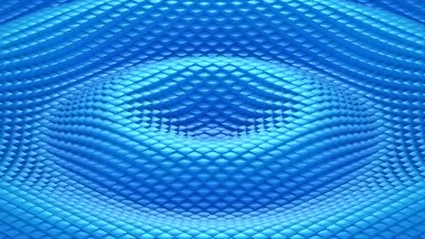 Rhombuses Formed Wave Abstract Background Loop Created Animation — Stock Video