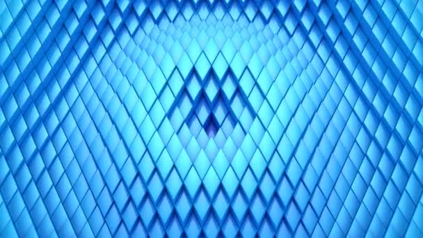 Rhombuses Σχηματίζεται Ένα Κύμα Αφηρημένα Φόντο Βρόχο 301 600 Καρέ — Αρχείο Βίντεο