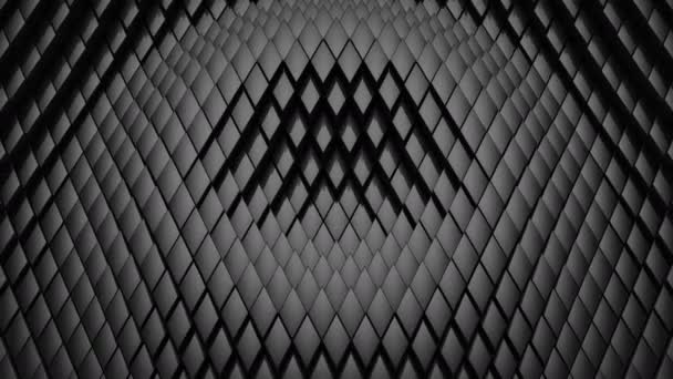 菱形は 波を形成しました 抽象的な背景 ループ で作成した アニメーション — ストック動画