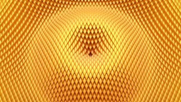 Rhombuses 물결을 추상적인 301 600 프레임 K에서 애니메이션 — 비디오