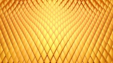 Edikula bir dalga oluşur. Soyut arka plan, 2 1, döngü, 4 k, oluşturulan 3d animasyon