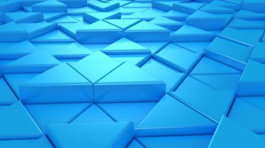 Üçgen arka plan. Soyut arka plan, 2 1, döngü, 4 k, oluşturulan 3d animasyon