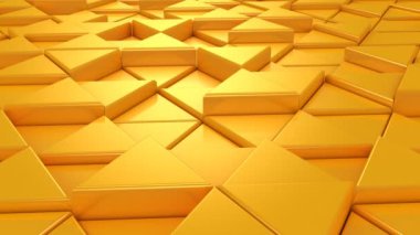 Üçgen arka plan. Soyut arka plan, 2 1, döngü, 4 k, oluşturulan 3d animasyon