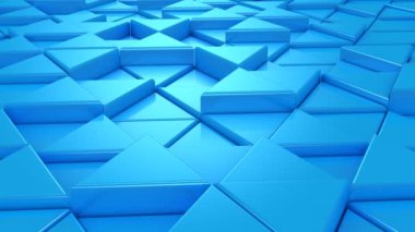 Üçgen arka plan. Soyut arka plan, 2 1, döngü, 4 k, oluşturulan 3d animasyon