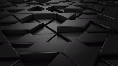 Üçgen arka plan. Soyut arka plan, 2 1, döngü, 4 k, oluşturulan 3d animasyon