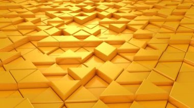 Üçgen arka plan. Soyut arka plan, 2 1, döngü, 4 k, oluşturulan 3d animasyon