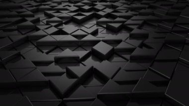 Üçgen arka plan. Soyut arka plan, 2 1, döngü, 4 k, oluşturulan 3d animasyon