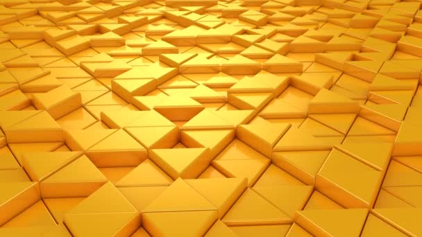 Arrière-plan de Triangles. Fond abstrait, boucle 2 en 1, créé en 4K, animation 3d 