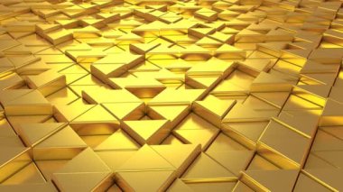 Üçgen arka plan. Soyut arka plan, 2 1, döngü, 4 k, oluşturulan 3d animasyon