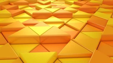 Üçgen arka plan. Soyut arka plan, 2 1, döngü, 4 k, oluşturulan 3d animasyon