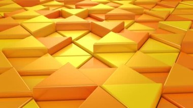 Üçgen arka plan. Soyut arka plan, 2 1, döngü, 4 k, oluşturulan 3d animasyon