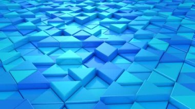 Üçgen arka plan. Soyut arka plan, 2 1, döngü, 4 k, oluşturulan 3d animasyon