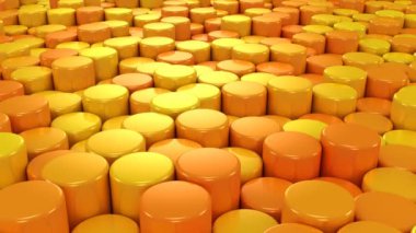 Silindir arka plan. Soyut arka plan, 2 1, döngü, 4 k, oluşturulan 3d animasyon