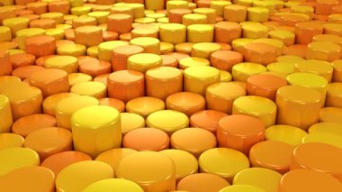 Silindir arka plan. Soyut arka plan, 2 1, döngü, 4 k, oluşturulan 3d animasyon